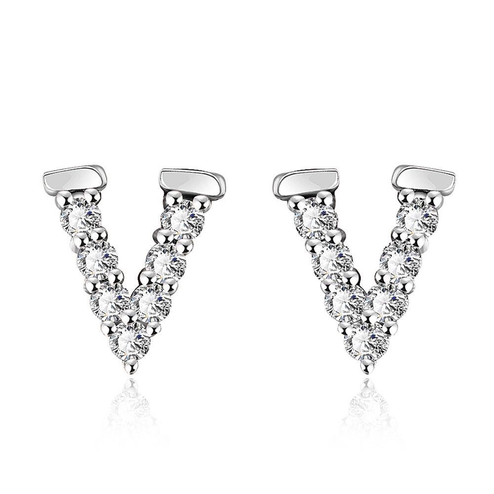V shape earrings